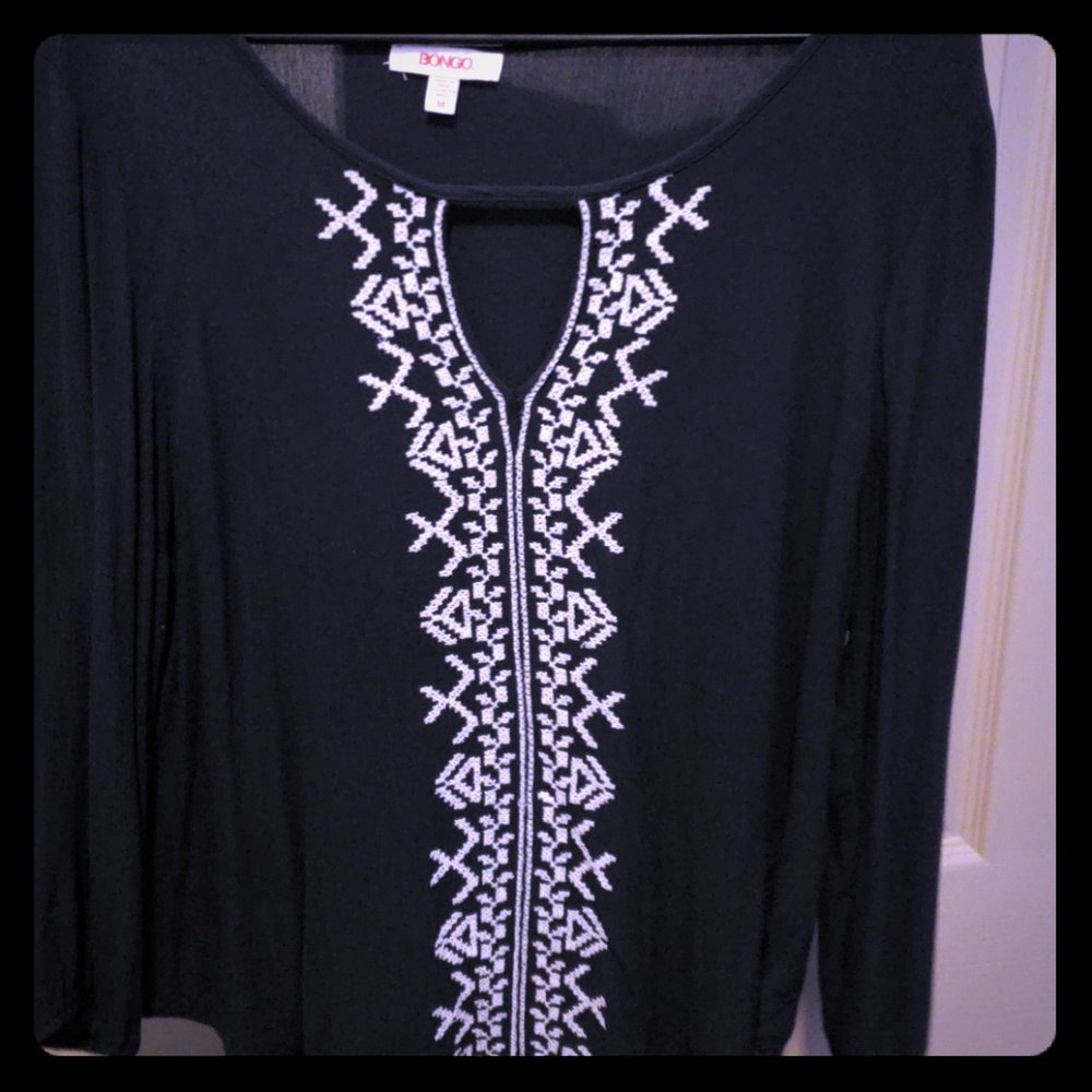 Navy blue blouse